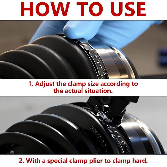 CV Boot Clamp Plier With 10PCS 304 Stainless Steel Crimp Bands, 5PCS Small And 5PCS Large Universal Adjustable Drive Shaft Drive Shaft Joint Boot