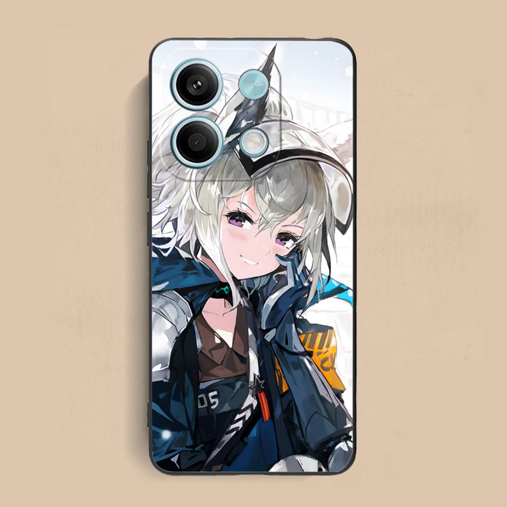 Arknights Grani Matte TPU Mobile Phone Case for Xiaomi Redmi 15 14 13 12 A5 3 2 1 C Plus 4G 5G Colorful Printing Cover