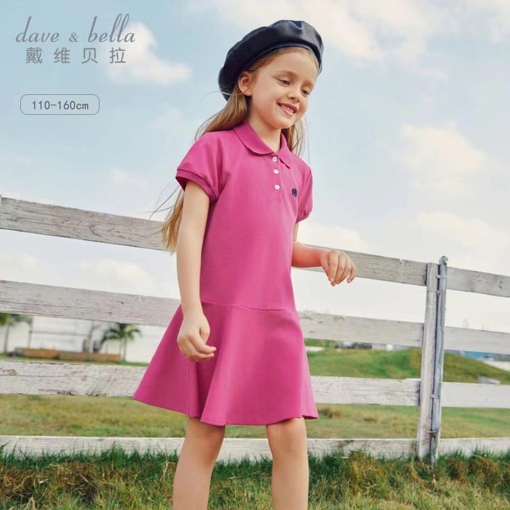 David Bella Girls' Skirt Summer Dress Children's Dress Girls' Tennis Dress Polo Dress