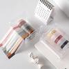 2 Pack Washi Tape Dispenser Cutter Transparent Acrylic Visible Roll Tape Holder Storage Desktop Office Tape Dispensers