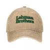 Classic Lehman Brothers Wall Street Baseball Cap Unisex Style Distressed Washed Snapback Cap Outdoor Running Golf Caps Hat