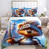 3pcs Anime Knight Bedding Set - Includes One Quilt Cover and Two Pillowcases (No Core) - Perfect for Bedroom and Guest Room Decoration, Fest