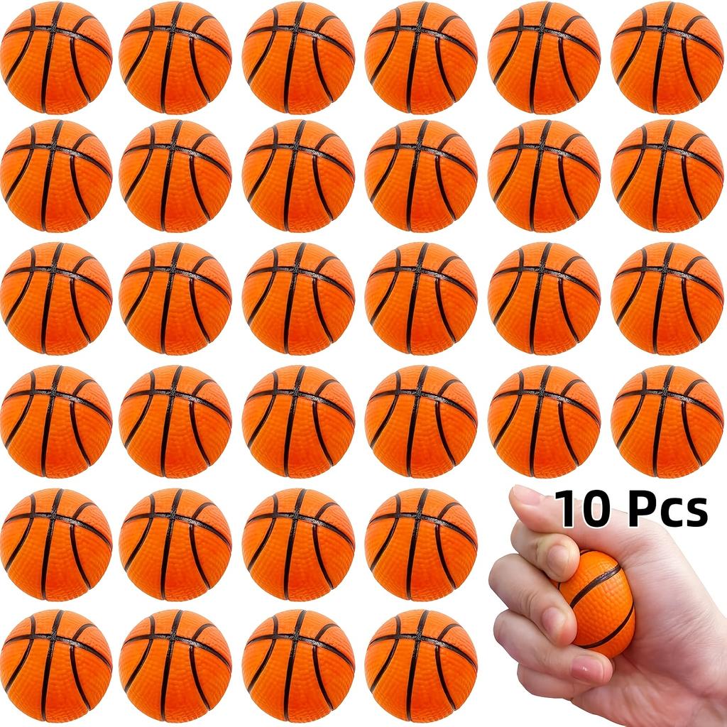 5/10 pezzi Mini Palloni da Basket Palline Antistress all'Ingrosso Palloni da Basket da Spremere Gadget per Feste Decorazione per Adulti Giocattolo Decompressione Sport Scolastici