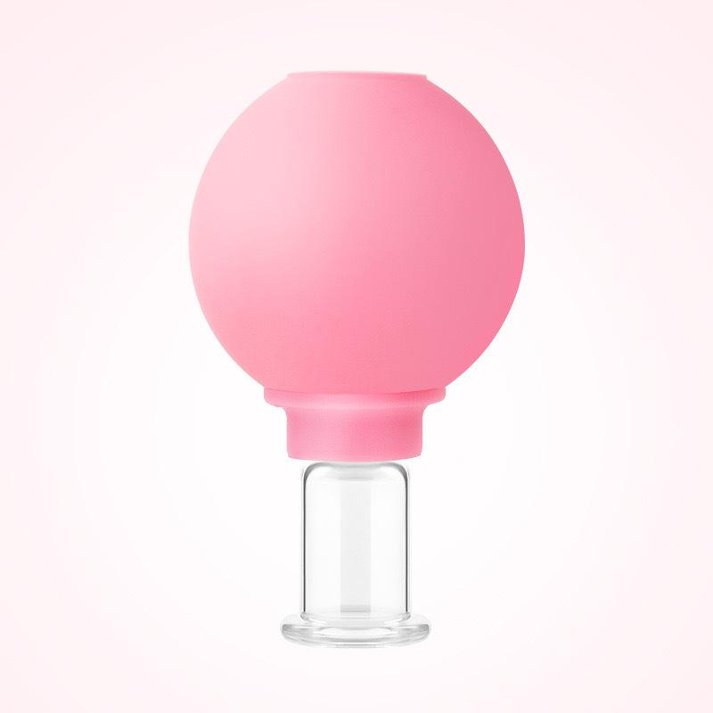 1Piece Silicone Vacuum Facial Cupping Pumping Type Dampness Tightening Face Dialing Tendon Plucking Cupping Scraping