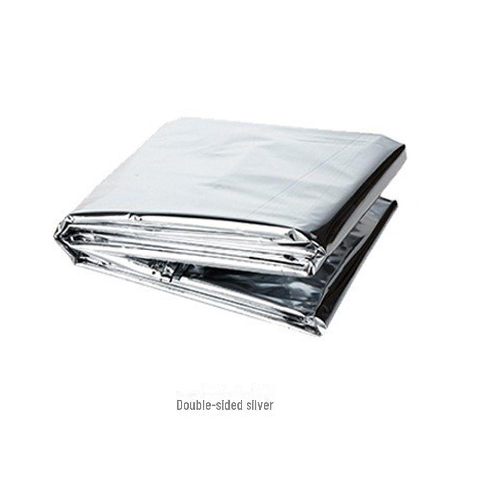 

Светоотражающее аварийное одеяло для выживания: Защита от любых погодных условий, тепло, изоляция и защита от солнца 210*130cm