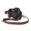 PU Leather Camera Half Case for Canon EOS 60D 70D 80D 90D Bottom Opening Magnetic Cover With Shoulder Strap
