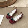 Fashion New Fashion Trend Bow Versatile Rhinestone Single Shoes Comfortable Shallow Mouth Soft Sole