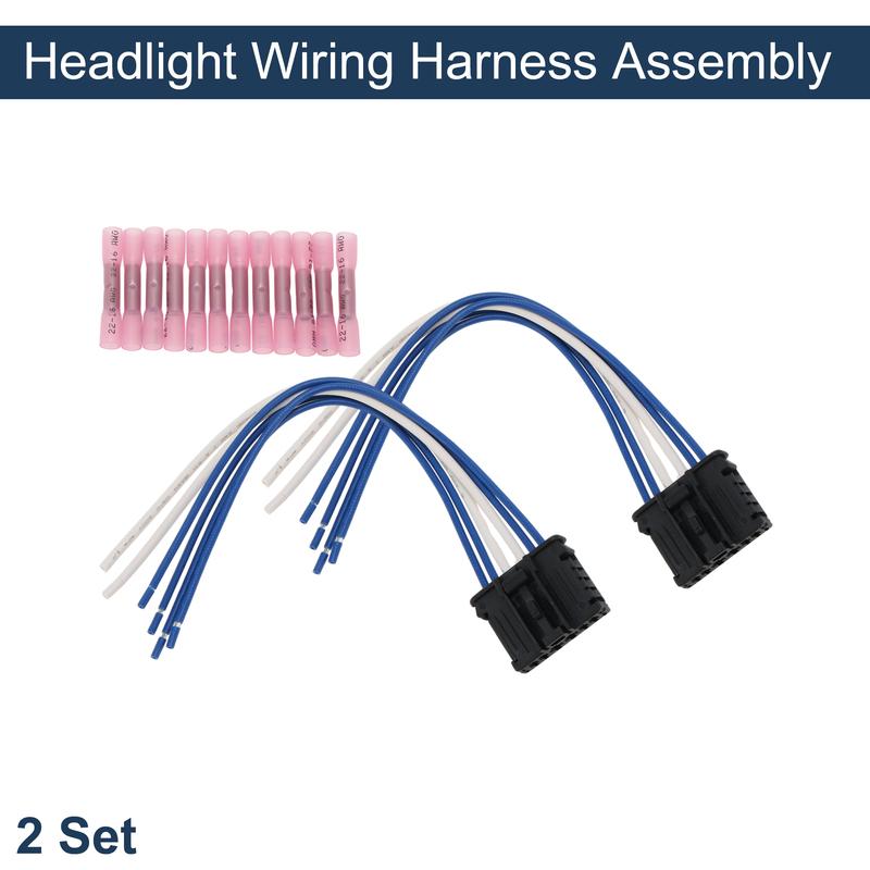 X Autohaux No.1606248780 Headlight Wiring Harness Assembly for Peugeot 206 98-17 Taillight