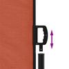 Retractable Side Awning Terracotta Red 200 X 1000 Cm