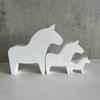 Horse Shaped Resin Molds, Animal Resin Molds for DIY Candle Craft Gypsum Ornaments Cake Fondant Decorations Baking