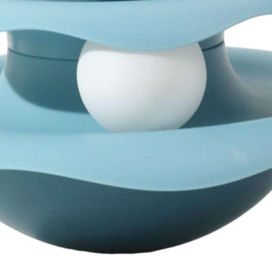 Katzenspielzeug Jagdinstinkt Katzen Interaktiver Spinner Rotierende Schienenrad Stimuliert Spielzeug Bewegung Mentaler Verstärker