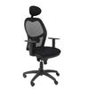 Fauteuil De Bureau Ergonomique Avec Mécanisme Synchro, Accoudoirs Réglables Et Hauteur Réglable Dossier En Maille Respirante En