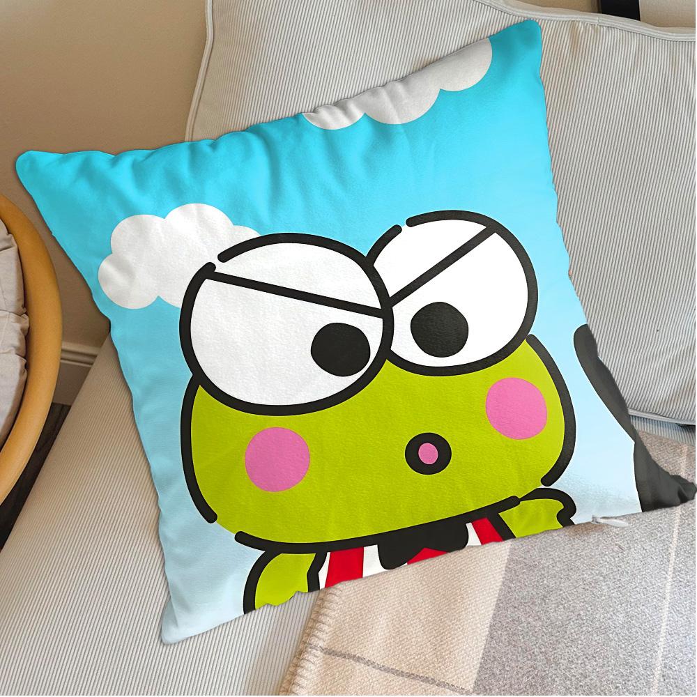 Decorative Cushions Kawaii K-Kerropi Cushion Cover 40*40 Home And Decoration Living Room Ornamental Pillow Christmas Supplies