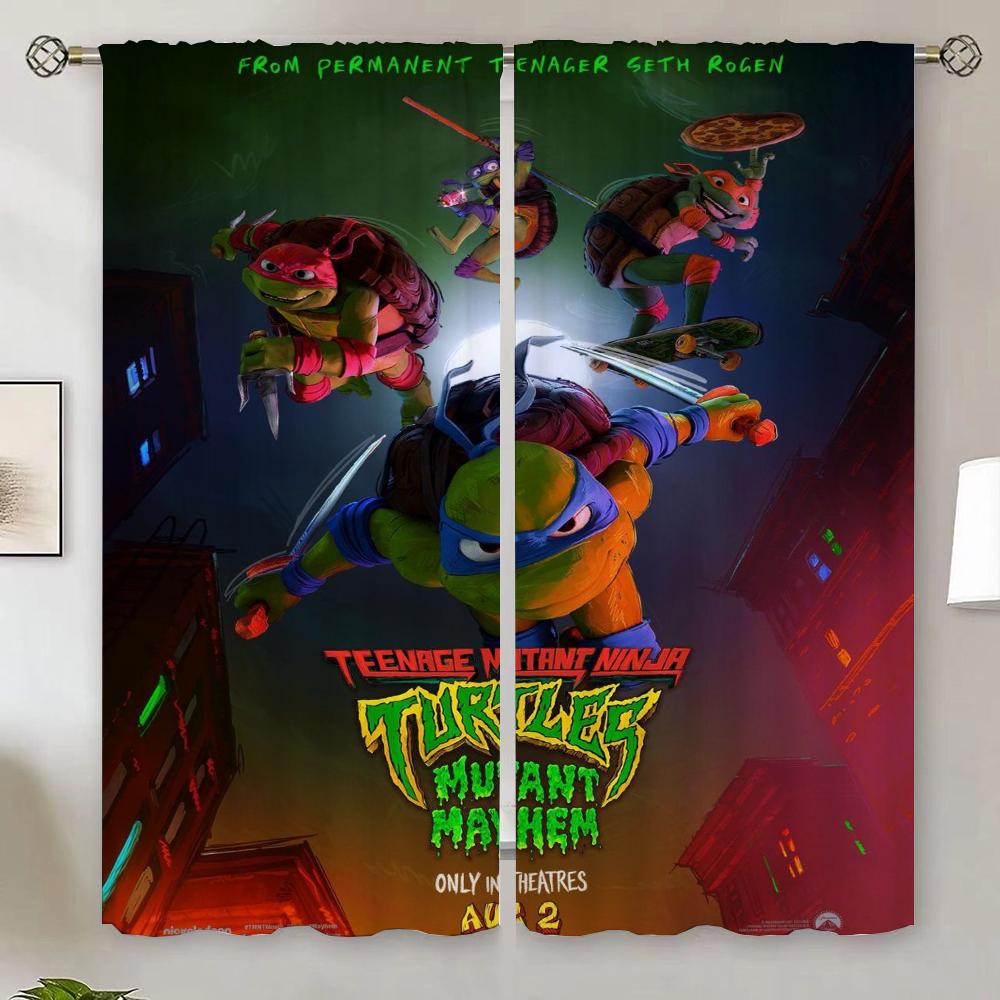 Living Room Curtains for Cooking Ninja T-Turtles Bedroom Decoration Ready Curtains Cheap Things With Free Shipping for Home the