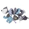 Infant Fox Spiral Plush Activity Hanging Toys Cute Multifunctional Baby Spiral Plush Toys for