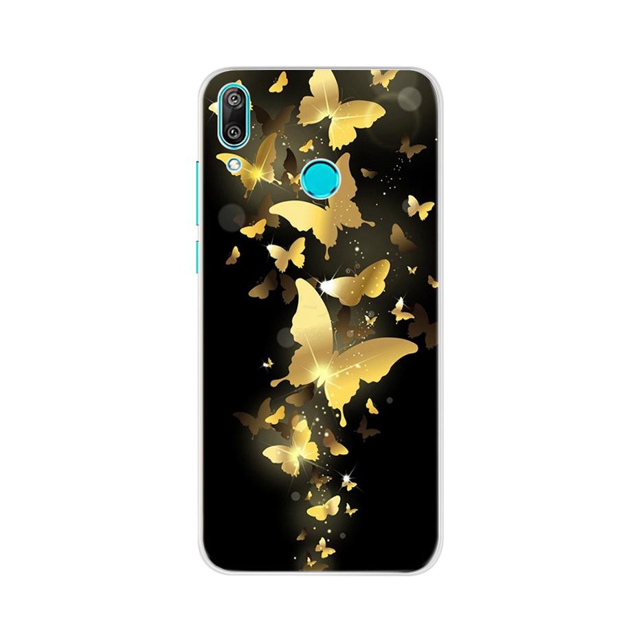For Huawei Y7 2019 Case Silicone Cartoon TPU Cover Phone Case For Huawei Y7 2019 DUB-LX1 DUB LX1 LX2 LX3 Y 7 Prime Pro 2019 Case
