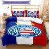 Esporte Clube Bahia Sports Club Emblem Printed Pattern Duvet Cover Set – includes 1 duvet cover and 2 matching pillowcases Bedroom Christmas gifts
