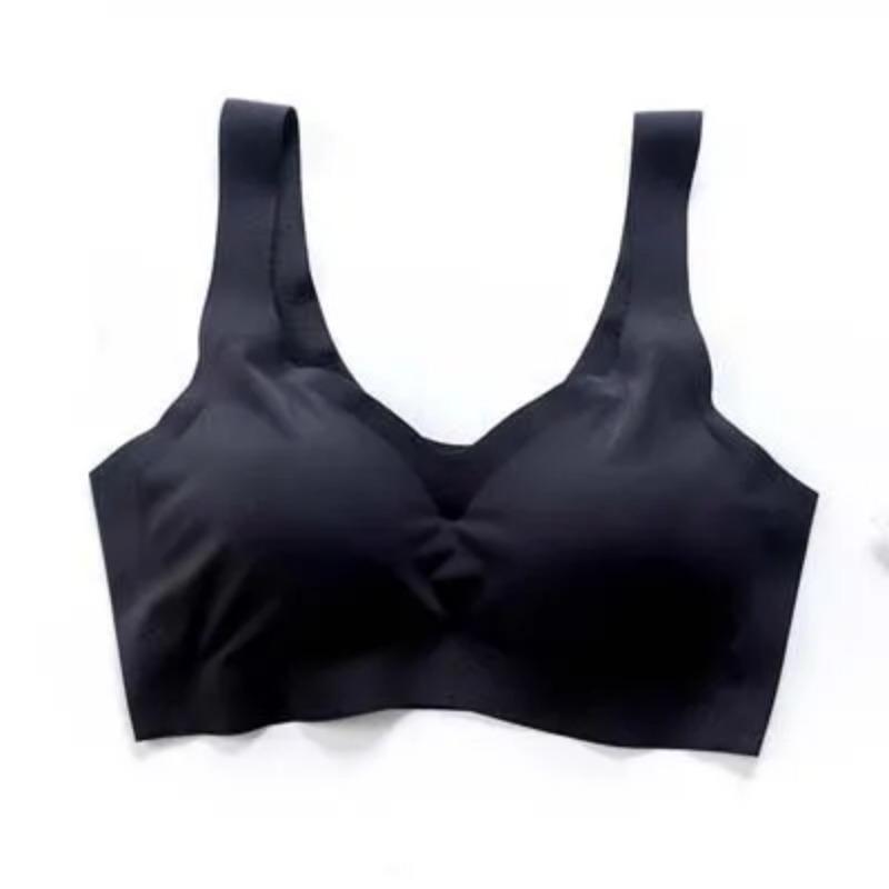 Sexy Women Bras Push Up Gather Bralette Seamless Bra Wire Free Soutien Gorge Femme Comfort Underwear Solid Color Vest Brassiere