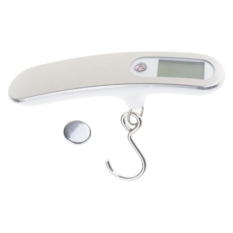 Electronic Balance Pocket Scale with LCD Display 50kg Capacity Hanging Scale for Accurate Luggage Weight Measurement