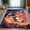 Retro S-Sonic Cartoon Games Living Room Non-Slip Area Rug Soft Carpet for Bedroom Kids Playroom Sofa,Home Decor Doormat Gift