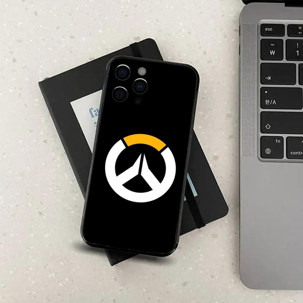 Game O-Overwatch Phone Case For Apple iPhone 15,14,13,12,11,Pro,X,XS,Max,XR,Plus,Mini Soft Black Cover iPhone12PROMAX