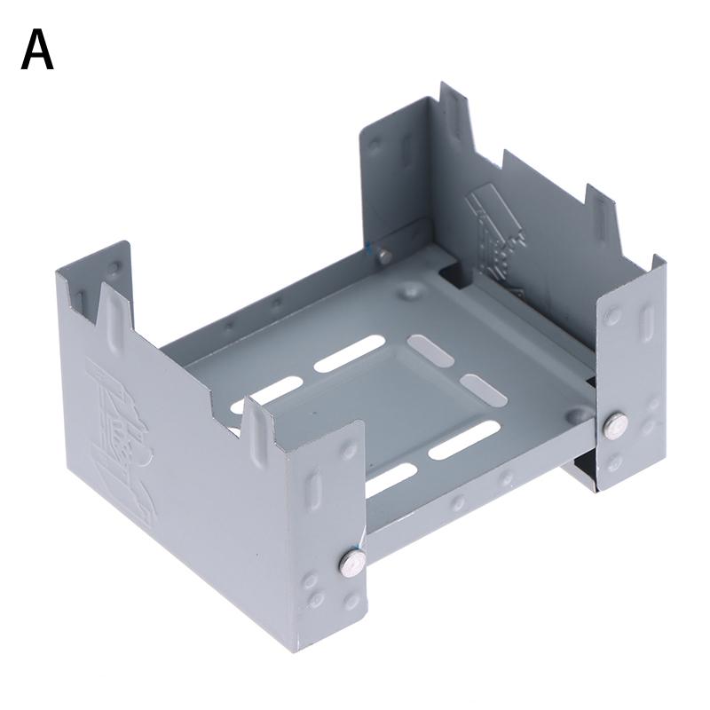 

Portable Solid Alcohols Fuels Stove Outdoor Camping Equipment Galvanized Iron BBQ Alcohols Stoves Pocket Camping Stove