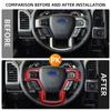 Car Steering Wheel Trim Cover Sticker for Ford F150 2015-2020 for F250 F350 2017-2022 Steering Wheel Molding Car Styling Acc