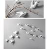 3D Ceramic Swallow Wall Decor – Set of Bird Ornaments for Home or Living Room