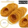 AMUU Rubber Bands Small 650 Pcs Size16 Rubber Bands 38mm #16 Rubber Band for Office Supplies School Home Elastic Band