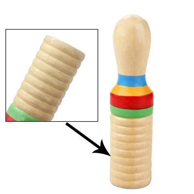 Colorato Corvo in legno Sounder Legno Guiro Bambini Bambini Giocattolo musicale Strumento a percussione