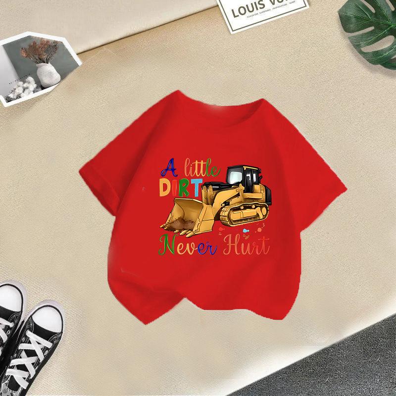 

Kid T Shirt Love Printed Children T-shirt Kids 100% Cotton Clothes Tshirt Tops Tee Boys Girls Baby Tee 2-13Y 4T(110cm)