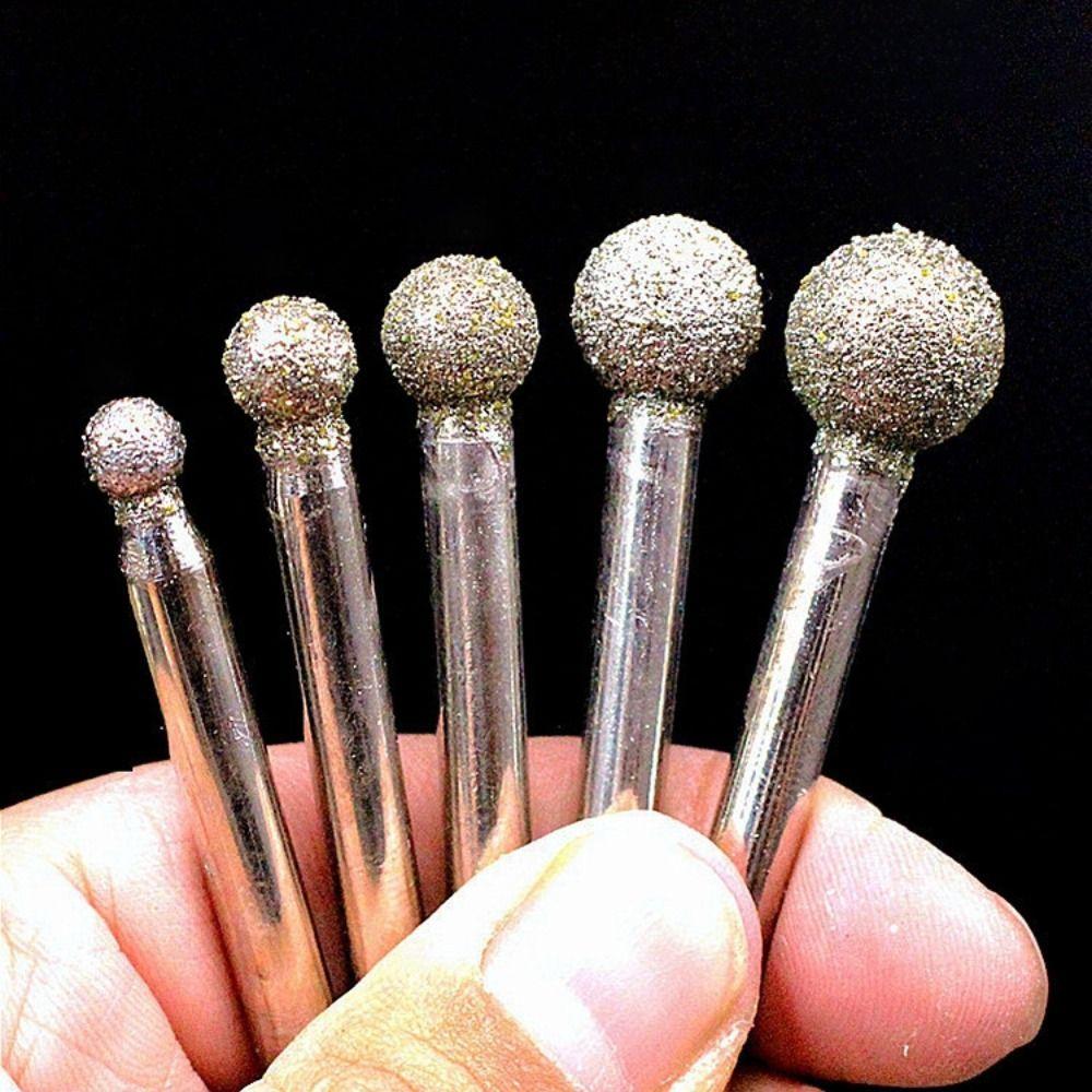 5ks 0,5mm-8mm diamantová brusná hlava Vyřezávání přesných frézovacích brusných vrtáků