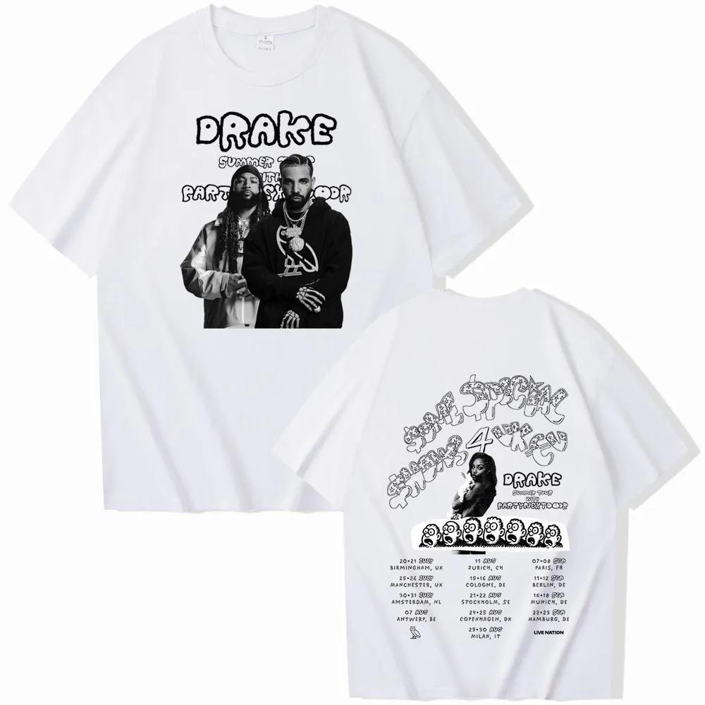 Drake $$$4U Classic Album Poster Graphic Print T-Shirt Men Women Loose Casual Oversize Top Streetwear Harajuku Y2K Fashion Short Sleeve Summer New Tee