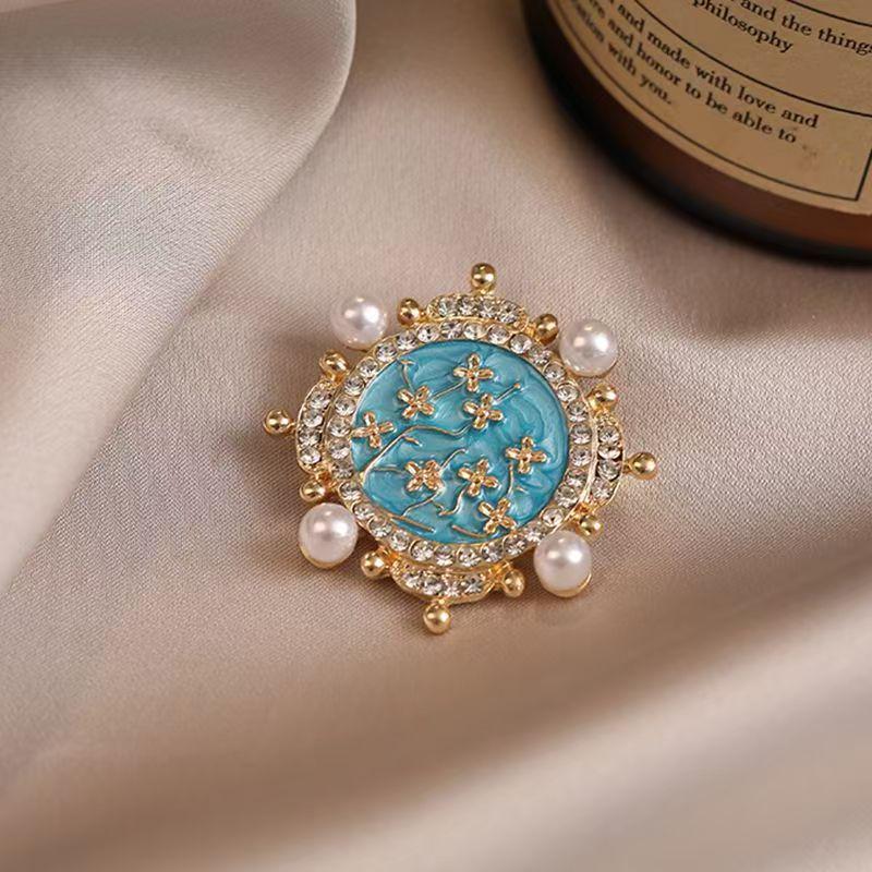 Elegant Pearl Brooch - High-End Minimalist Clothing Accessory