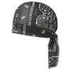 Fashion Accessory Paisley Print Hijab Caps Breathable Adjustable Bandana Headscarf Elastic UV Protection Chemo Cap Running