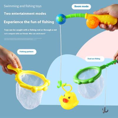 Yousheng 20Pcs Duck Fishing Toys Bath Time Toys for Kids Floating Fishing Games Beach Pool Games Indoor Outdoor Fun Gift for Children