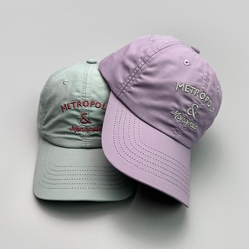 Outdoor Sports Quick-Drying Baseball Cap Men And Women Embroidered Letter Cap Breathable Couple