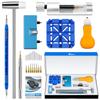 JOREST Watch Repair Tool Watch Battery Watch Strap Battery Replacement Watch Adjustment Pin Watch Back Spring Bar and Instruction Manual Kit,