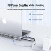 12-in-1 Dual HDMI Docking Station with Gigabit Laptop Stand and Multifunctional Base