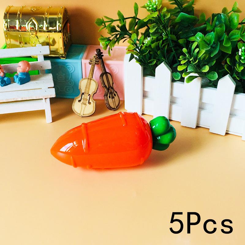 

5 шт./упак. креативный подарок на Пасху, пластиковые принадлежности для вечеринок, коробки для конфет с морковью для детского душа