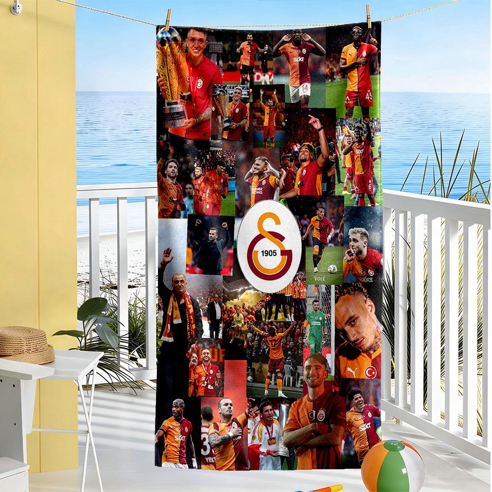 Galatasaray Beach Towel Soft Durable Quick-Dry Comfortable Lightweight