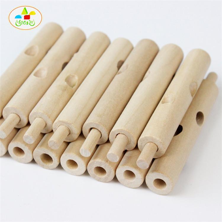 Multi-Color Wooden Snowflake Building Blocks: Educational Hands-On Toys for Children