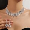 Diamond Necklace Earrings Set Wedding Gifts Accessories Wedding Gifts Luxury Accessories