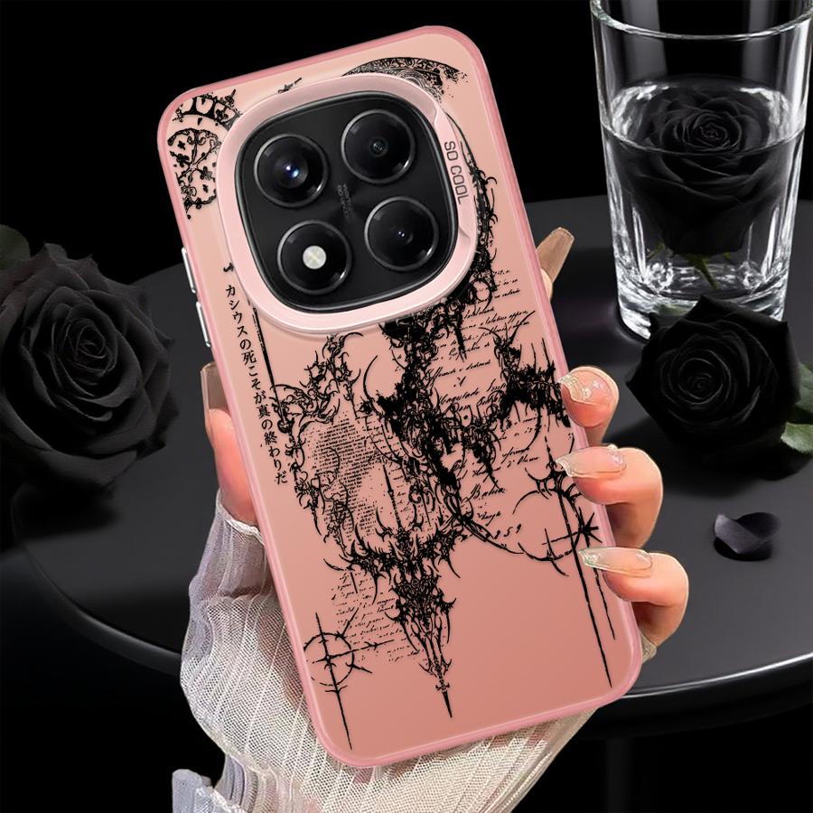 Gothic Style Angel Cross Phone Cover Case for Xiaomi Redmi Note 14 A1 11 Pro 13C 10 A2 Note 13 12 Pro Plus 12 12C 14C