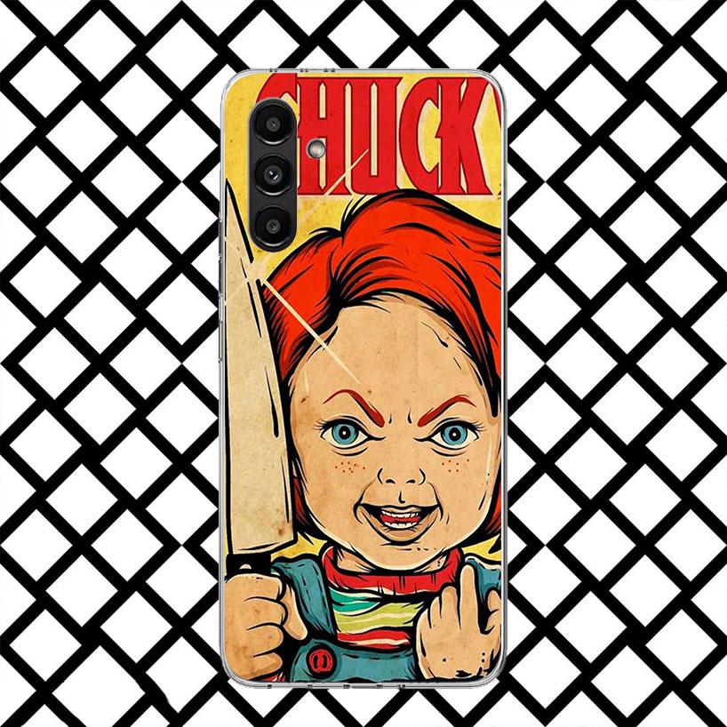 Chucky Doll Horror Movie Phone Case for Samsung Galaxy A17 A37 A57 A16 A26 A36 A56 A15 A25 A35 A55 A14 A24 A34 A54 A13 A23 A33 A