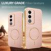 Phone Case For Oppo A5 5G/A5 4G/A5i Pro 4G/A5m 4G/K13x 5G Carbon Fiber Textured Electroplated TPU Back Cover