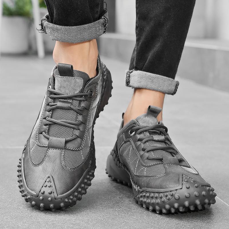 Męskie trampki Zamszowe męskie mokasyny Męskie buty biznesowe Ręcznie robione oddychające obuwie do chodzenia