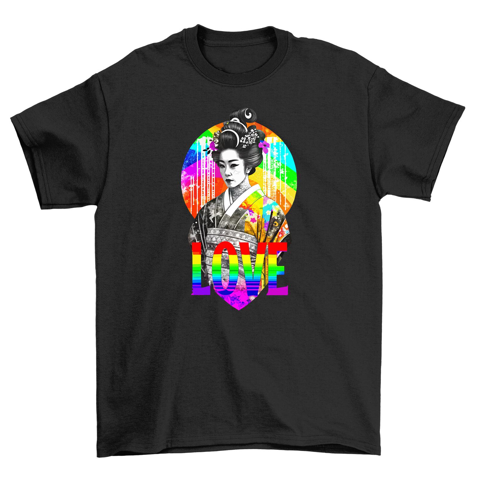 

Pride_11 Geisha Tee - Show Your Pride with Grace and Wit! Unique Design, Unisex 4XL
