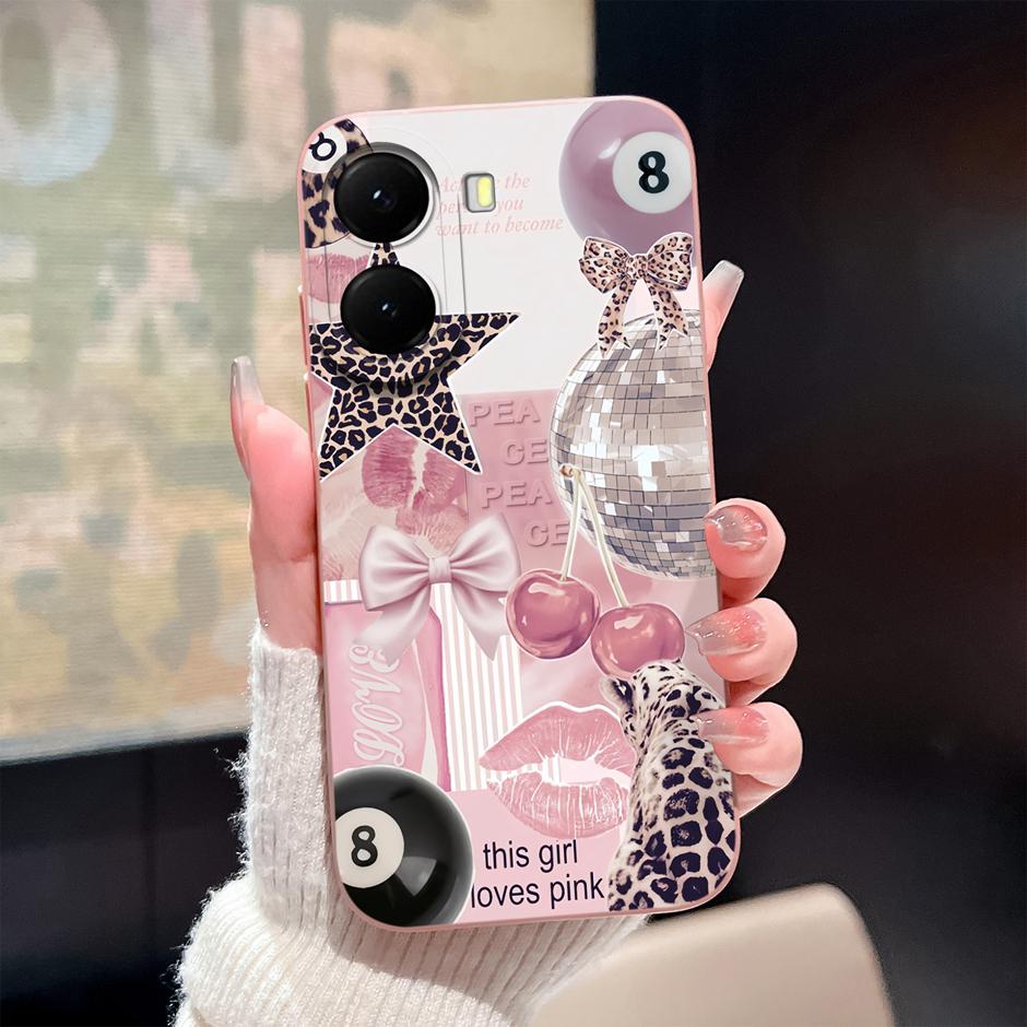 Case For Xiaomi Poco X7 X8 Pro Max Beautiful Bowknot Flower Anti-Fingerprint Unique Phone Cover For PocoX7Pro PocoX8ProMax Coque