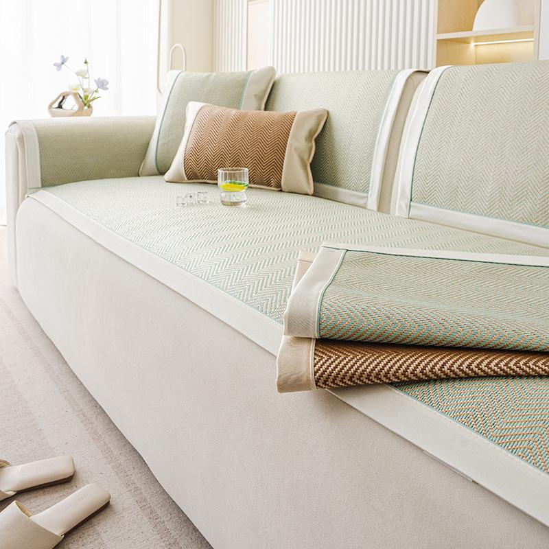 Rattan Mat Sofa Cushion, Summer Sofa Mat, Seat Cushion, A Piece Of Cold Feeling, Cover Cloth Cover, Summer Cool Cushion  New Model